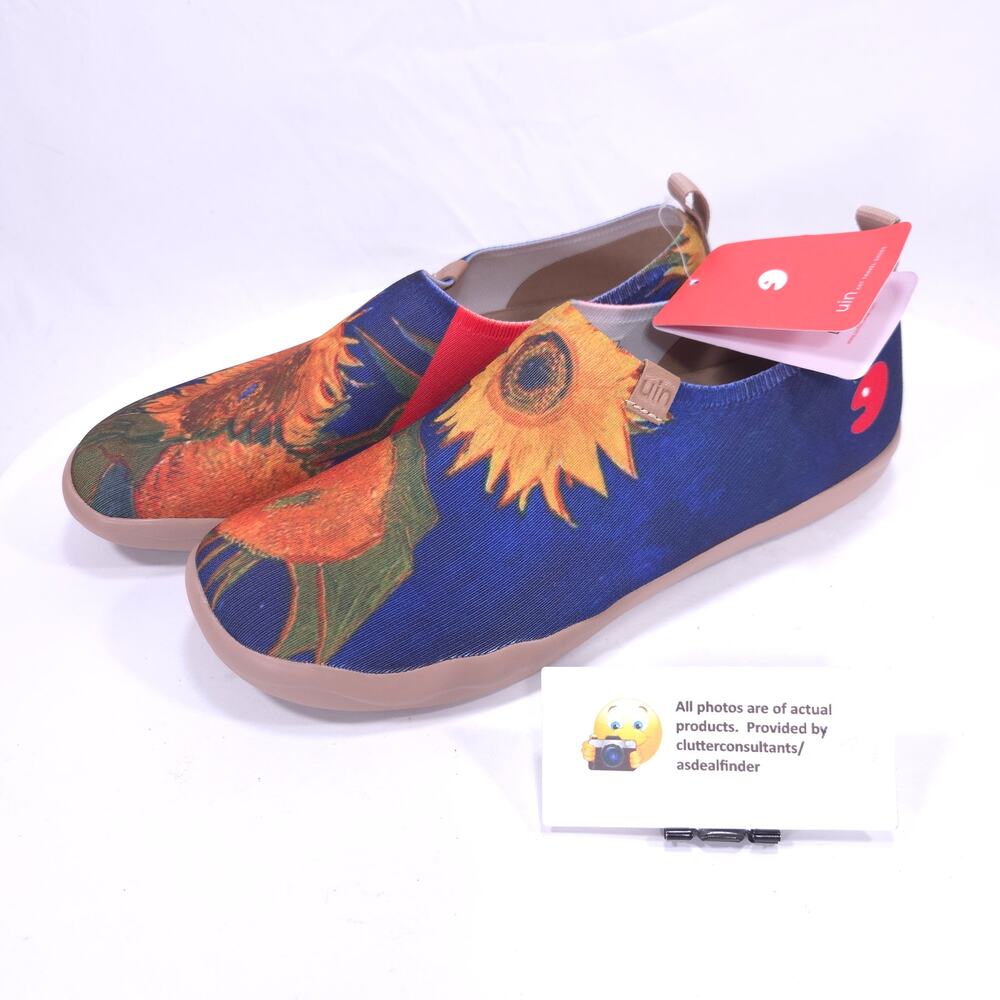UIN Casual Slip On Mule Clog Shoe Womens Size 10 W0109485 Sunflower Blue